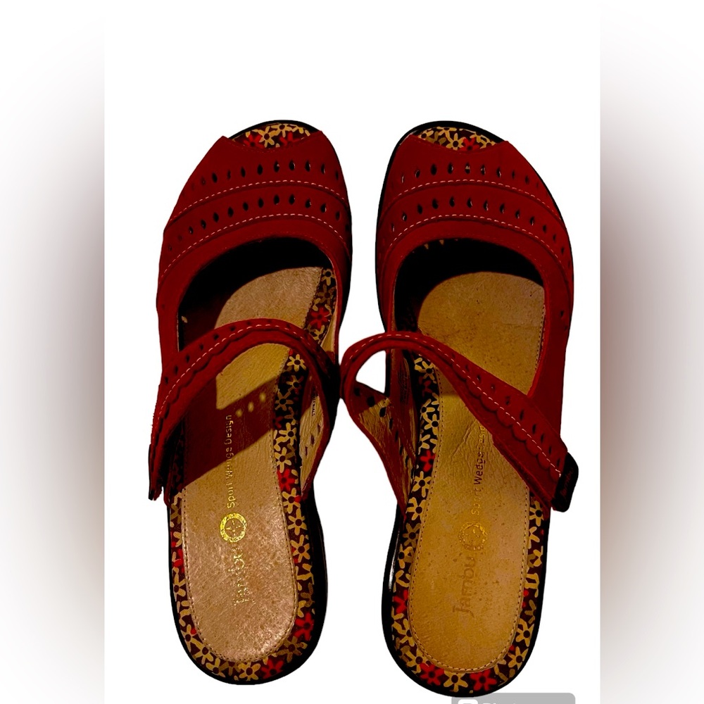 SoldSold
Jambu Sport shoes Sport Wedge Design Sandal brick orange SZ 8.5